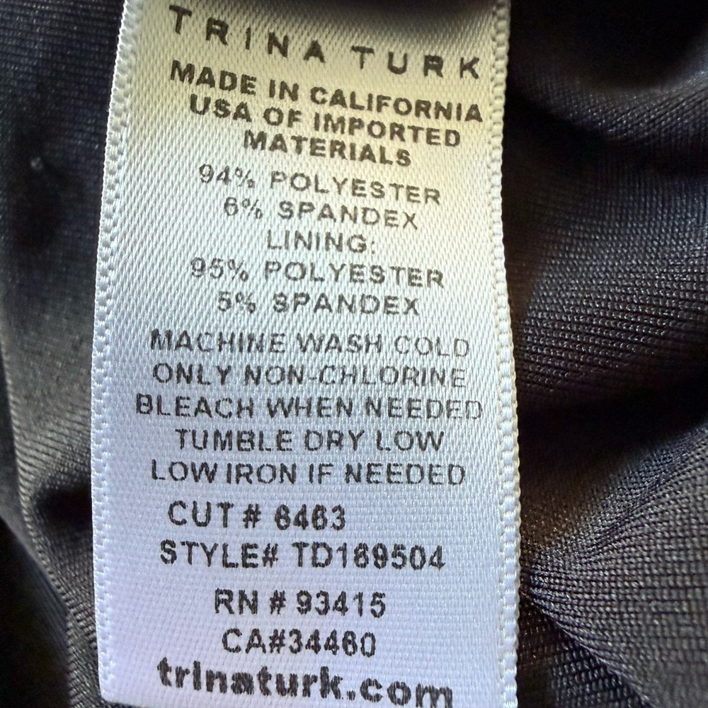 Trina Turk Geometric Colorful Mini Dress 4 - Picture 6 of 7